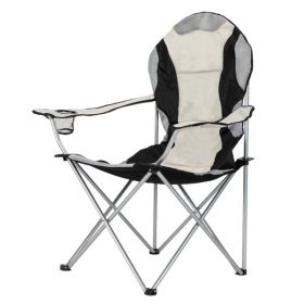 Fishing Chair Folding Black Gray