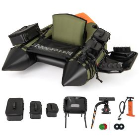 Portable Fishing Boat (Color: Green)